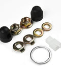 E Bike Hub Motor Nut Kit M12 M14 For Electric Bicycles Axle Lock Nuts And Screws Washer Shaft Caps Safety Washers Set For Rear M14 Motors 500W To 5000W Replacement With Durable Steel components