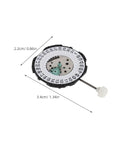 Detailed view of a watch movement in the Six Piece Quartz Watch Movement Replacement Parts Kit Sl28 For Mechanical Wristwatch Repair DIY Watchmaker Tool Set Portable And On The Go Convenience