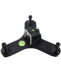 Game Changer Alignment And Leveling Stand Built From Solid Injection Molded Nylon featuring vertical laser and bullseye level.