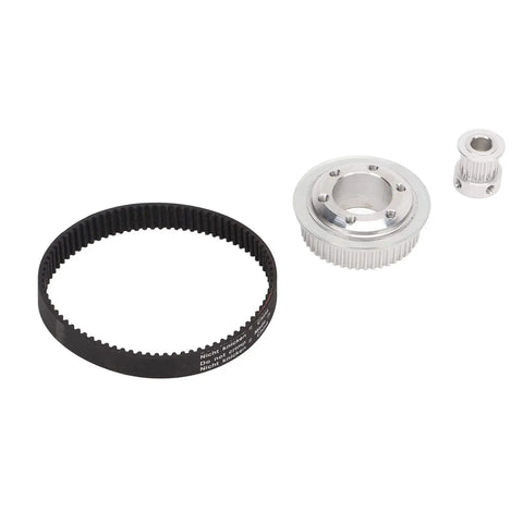 Beefy Aluminum Alloy Synchronous Gear And Belt Kit For Electric Skateboards With A 3 To 1 Gear Ratio Durable Transmission Easy Install