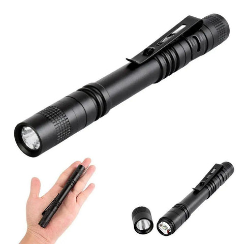Five Pack Pen Light Flashlights With Clip Ultra Bright Q5 LED Mini Pocket Flashlights Small Penlight For Inspection And EDC Grab And Go