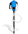 Beefy Lever Action Drum Pump For 55 Gallon Drums Delivers 1 Pint Per Stroke with 6.56 Ft of 3/4 Inch Hose, Polypropylene Build