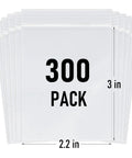 300 Clear Mini Plastic Baggies Two Point Two By Three Inch Reclosable Bags For Beads Jewelry Pills Screws Crafts And Packaging
