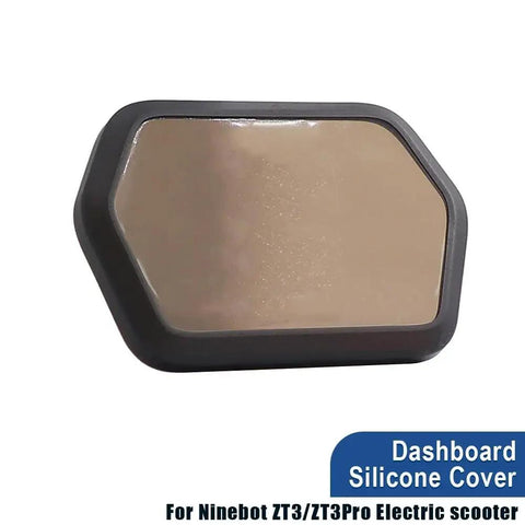 Ninebot ZT3 E Bike Instrument Cover Waterproof Dashboard Shield fits ZT3 Pro display, soft silicone, protects from rain and dust.