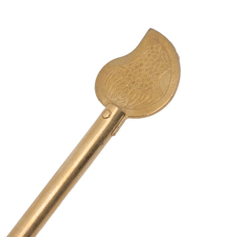 Leaf Shaped Cabinet Key Latch Three Pack Brass Locking Pin For Home Furniture, Vintage Style Bolt Lock Hardware