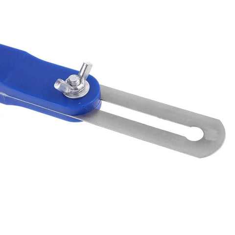 Adjustable Sliding T Bevel Gauge For Dead On Accurate Layouts And Easy Peasy Woodworking Angles with blade and lock mechanism.
