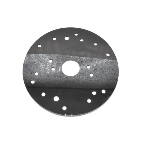 Rock Solid Universal Router Base Plate With Mounting Screws And Alignment Pin, 6-1/2 inch acrylic plate for template routing.