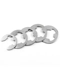 10-100 Pcs E Clips Retaining Rings For Car Engines Stainless Steel 304 And Carbon Steel Sizes 1.2mm To 15mm External Circlips Washer Rings