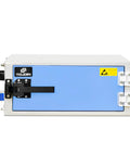 Front view of Compact RF Shield Box With EMI Filter 0.8-6GHz Shielding Chamber for OEM Lab R&D and production testing