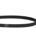 2GT Timing Belt 6mm Wide 250mm Pitch Closed Loop For 3D Printers 125 Teeth Built To Last Reinforced Rubber With Fiberglass For Beefy Strength And Smooth Quiet Performance, black closed-loop belt