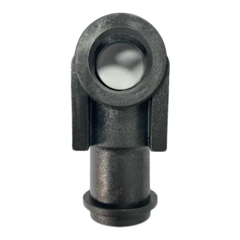 Hardcore Replacement Steering Shaft Support Bracket For Riding Lawn Mower Heavy Duty Black Oem Style With 0.72 Large Bore, front view.