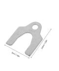 144 Piece Auto Body Panel Alignment Shims Kit With Precision U Shaped Slotted Shims For Sheet Metal Panels Weather Resistant Steel Ideal For Pro Shops And DIY Car Body Repair, U-shaped steel shim 3cm x 3.9cm