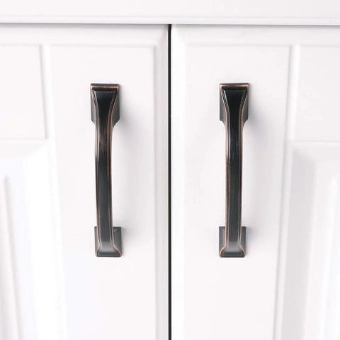 Five Pack 3 Inch Oil Rubbed Bronze Cabinet Pulls For Kitchen Cabinets Drawers Dresser Cupboard Bedroom Solid Metal Hardware