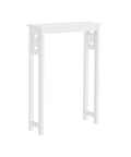 Over The Toilet Storage Shelf Space Saver Tall 37 Inches With Fixed Shelf And Open Grid Design Freestanding Bathroom Organizer