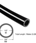 Half Inch ID To Three Quarter Inch OD Heavy Duty Food Grade Silicone Tubing For High Temp Use Vacuum Air Water Transfer Hose FDA Compliant