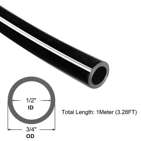 Half Inch ID To Three Quarter Inch OD Heavy Duty Food Grade Silicone Tubing For High Temp Use Vacuum Air Water Transfer Hose FDA Compliant