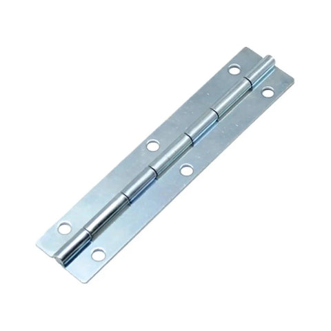 Heavy Duty 6 Inch Flush Mount Cabinet And Box Door Hinge For Industrial Iron Or Stainless Steel Flat Opening Extended One Piece Built Tough Long Lasting Durability, showing metal hinge.