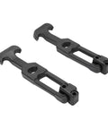 Beefy Rubber Draw Latch Kit With Grippy Comfort For Smooth Operation Fits Tool Boxes Coolers Boat Hatches With Vibration Absorbing 300N Load Capacity And Easy Install, black latches in detail