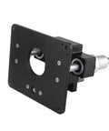 Heavy Aluminum Router Table For Tenoning And Grooving Black Woodworking Fence Jig with mounting plate and rods