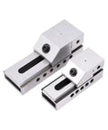 Heavy Duty CNC Bench Vise For Precision Workholding And Positioning Includes QKG38 And QKG50 Models Durable Metal Vise Body Resists Deformation For Stable Clamping And Accurate Machining On Professional CNC Equipment. dual metal CNC vises, QKG38 and QKG50