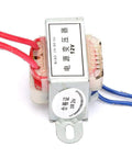 AC To AC Isolation Power Transformer, 220V Input To 12V And 24V Output, 50Hz, 2W, Single Phase EI Core with wiring