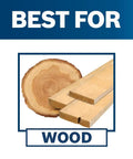 All Purpose Router Bit Set For Woodworking Pros image of wood log and planks, ideal materials for carpentry projects.