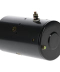Side view of black Drop-In Liftgate Hydraulic Pump Motor 12V CCW For Tailgate Power Unit With Slotted Shaft Replaces 229272 2200072 W8943 W8943D