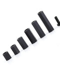 Rock Solid Nylon Standoff Spacer Kit For Circuit Boards With 250 Pieces Includes Male And Female Hex Pillars Anti Signal Interference Easy Mounting Great For Chip Thermal Channels M2 Dual Pass D Model, black nylon hex spacers