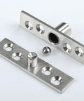 Heavy Duty Hidden Pivot Hinge For Cabinets And Doors With 360 Degree Rotation Positive Axis Eccentric Shaft Stainless Steel 75mm