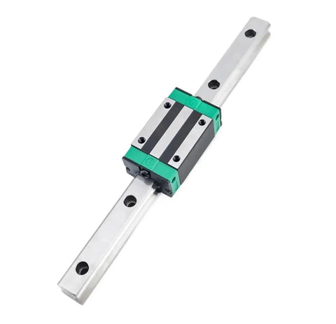 SFU1610 Metal Ballscrew And HGR20 Linear Rail Kit With HGW20CC Carriage Blocks, 1500MM rail with sliding carriage for CNC setups.