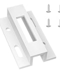 Sliding Door Keeper For Extruded Aluminum Latch Replacement Fits Pella Micron 1200 Series Viking Doors 1 Pack Durable White