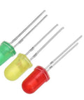 Three LED lights for Hands On Fruit Battery Kit With Light Emitting Diode For Lemon Potato Orange Power Experiments