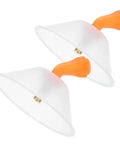 Drift Guard Spray Nozzles With Transparent Windproof Shield 2 Pack For Agricultural Sprayers Garden Hose And Backpack Sprayer