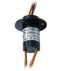 Compact Electric Slip Ring Coupling For Handheld Pan Tilt Stage Lighting Integrated Visual Rotary Joint in black
