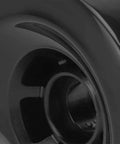 Close-up of a 90Mm PU 80A Shockproof Wheel Set for DIY electric scooters and skateboards, showcasing its hub and grip design.