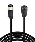 7 Pin DIN Audio Cable MIDI 7 Pin DIN Male To Female Controller Interface Cable For TV Monitor Projector And Audio Receiver Plug And Play For Bang And Olufsen Naim Quad Stereo Systems 5 Meter coiled