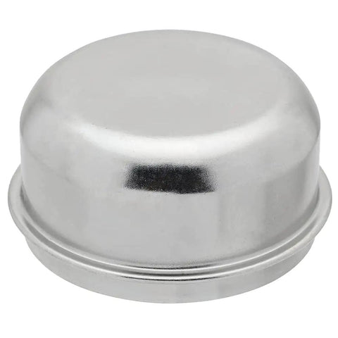 Four Pack 2.5 Inch Trailer Axle Dust Caps For EZ Lube Hubs 6 On 5.5 Inch Silver Replacement Dust Covers