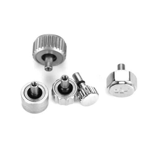 Stainless steel crown pieces from Must Have Watch Link Removal Tool Kit For Stainless Steel Repair Tools With Link Pusher Crown Pin Pusher Chronograph