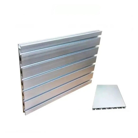 Hella Tough Anodized Aluminum Extrusion Profile 20X240Mm T Channel Rail For 3D Printers Cnc Routers And Custom Maker Builds 500Mm Length Single Piece visible in a stack.