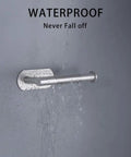 3M Self Adhesive Toilet Paper Holder No Drilling Wall Mount Stainless Steel 304 Brushed Nickel For Bathroom RV Kitchen Easy Install Rust Proof Renters Friendly