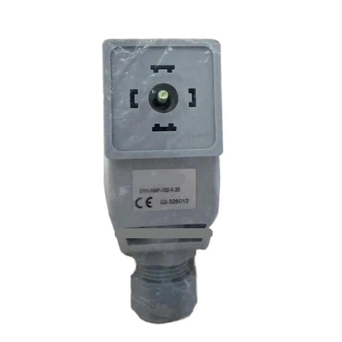 Proportional Valve Enlarge Board Plug Ehh Amp 702 K 20 D 20 02 326012 Heavy Duty Slick Fit Connector on gray background.