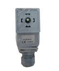 Heavy Duty Proportional Valve Enlarge Board Plug Rock Solid Swap For Industrial Hydraulics Compatible With Ehh Amp 702 K 20 And D 20 Units front view showing connection and details.