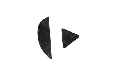 Calf Hair Arrow Rest For Recurve And Longbow Silent Mode shatterproof accessory right hand 2 pack showing texture and design