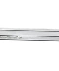 Close-up of Dial Calipers 15 cm With 0.02 mm Accuracy Stainless Steel Vernier Caliper showing metric scale on metal ruler.