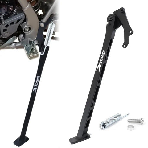 CRF150R Kickstand For Dirt Bike Side Stand Lightweight 6061 Aluminum With Large Footpad For 2007 To 2021 Model Compatibility