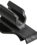 Black plastic putter clip from Two Pack Putter Clip Holder For Golf Bag, durable organizer accessory for men and women.
