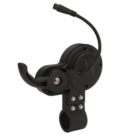 Electric Scooter LCD Display Panel With USB Port And 6 Pin Connector Replacement Thumb Throttle Controller, side view