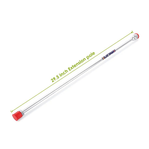 Beefed Up 29.5 Inch Airless Paint Sprayer Extension Pole With 7/8 Inch Thread Aluminum Alloy Corrosion Resistant Easy Install