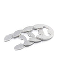 316 Stainless Steel E Clip Circlip Retaining Ring Washer For Shaft Fasteners Set GB Standard External Retaining Rings