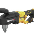 20 Volt Brushless Compact Cordless Drill With Half Inch Chuck For Stud And Joist Work Flexvolt Ready showing drill handle and chuck.